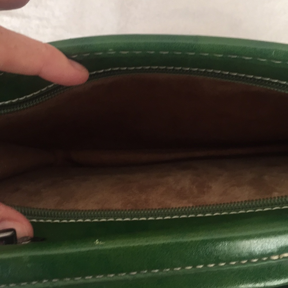 Pelletteria Calypso purse, green leather - Picture 4 of 7